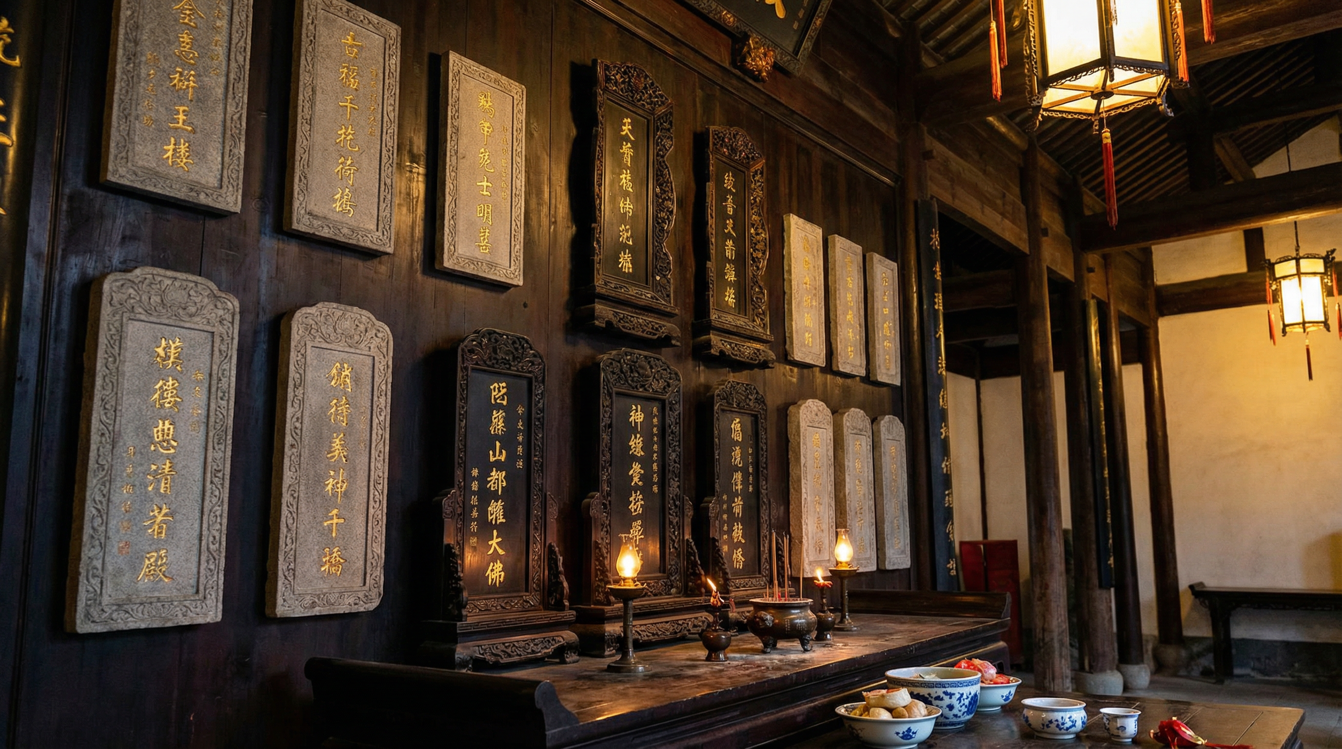 淄博宗祠传统木雕修缮工程案例 - 场景图三