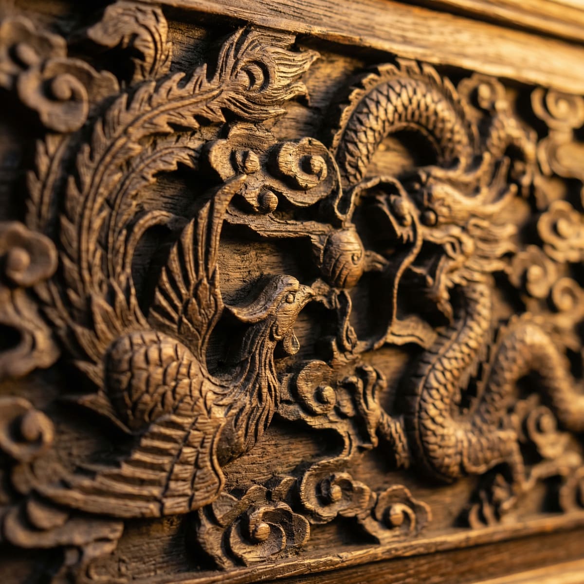 龙凤呈祥酒柜 细节图 2