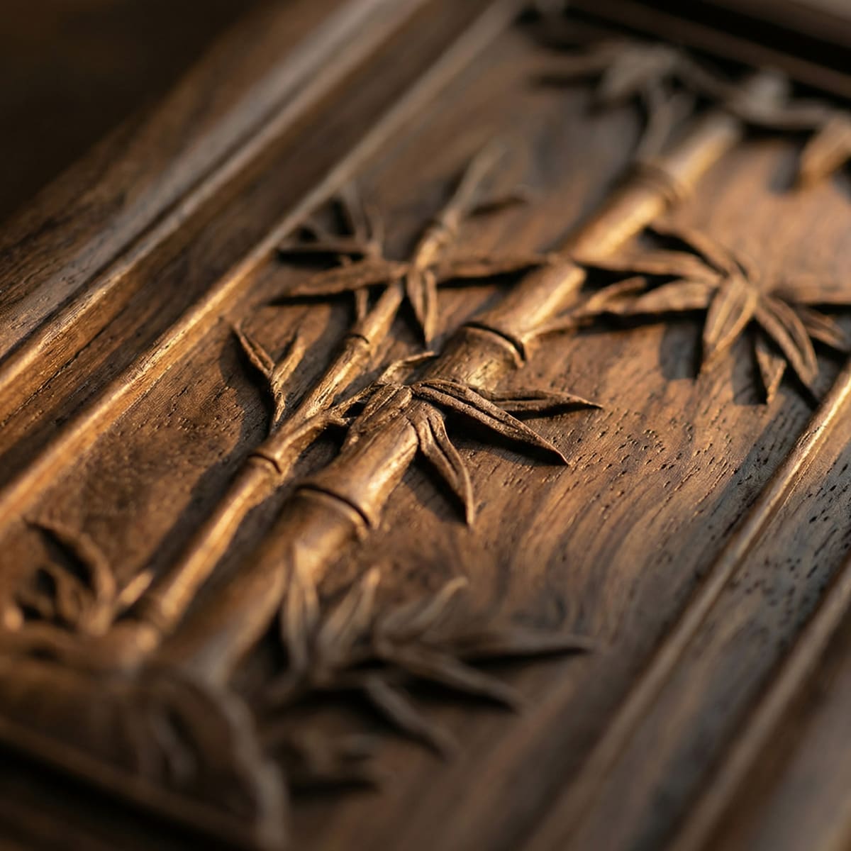 竹韵雅致落地屏 细节图 2